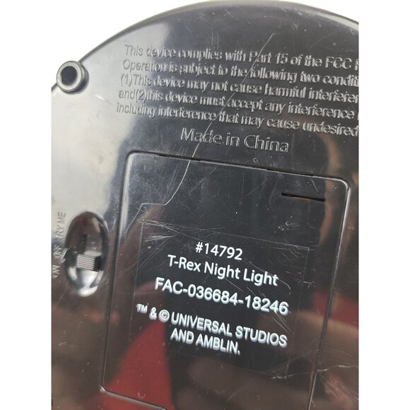 Jurassic World T-Rex Volcano Night Light Tyrannosaurus Rex Universal Studios - Picture 11 of 12